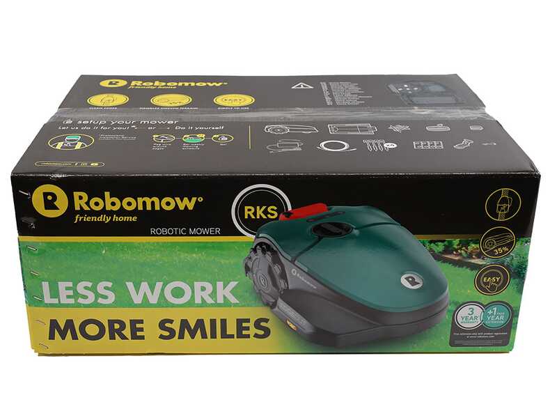 Robomow RKS 800 - Robot Mower with Perimeter - With 18.5V 2.5Ah Lithium-ion Battery