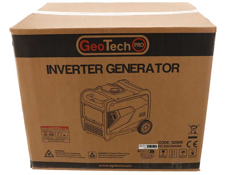 GeoTech-Pro PTGA 7500 - 5.8 kW Wheeled Silenced Inverter Power Generator - DC 5,5 kW Single-phase