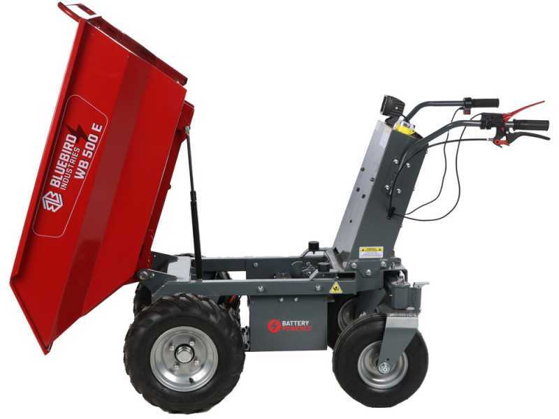 Blue Bird WB 500E - Battery-powered Electric Wheelbarrow - 48 V 32 Ah