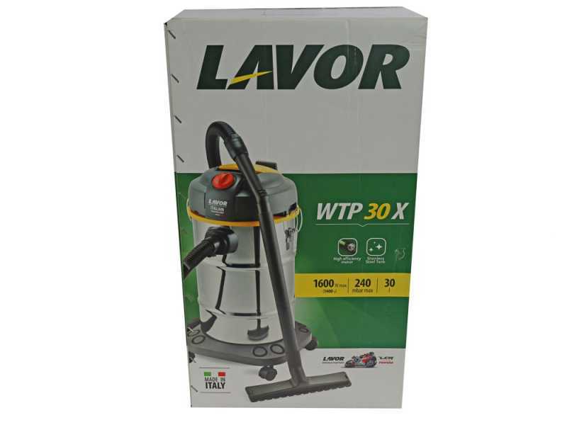Lavor WTP 30 X - Wet and Dry Vacuum Cleaner - 30L Drum - 1600 W
