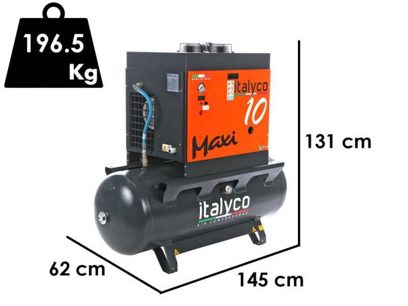 Italyco Maxi 10/270 - Rotary screw compressor - Max. pressure 10 bar