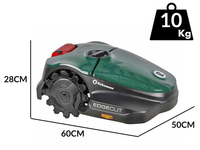 Robomow RKS 1500 - Robomow Mower with Perimeter - with 18.5V 4.9Ah Lithium-ion Battery