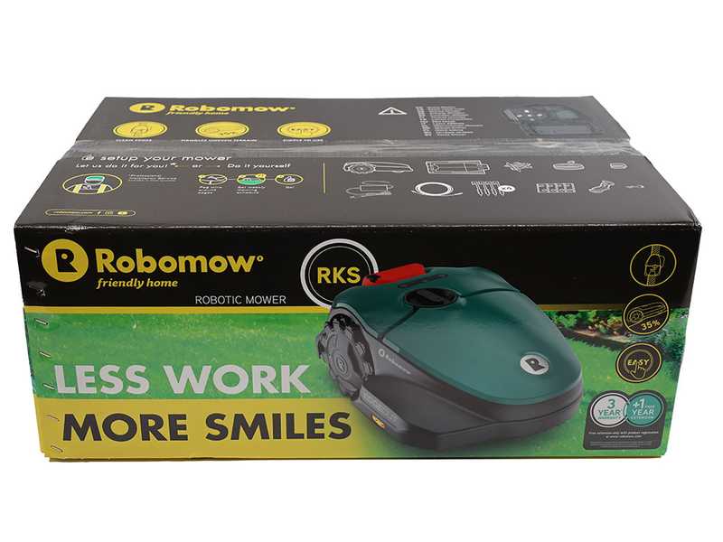Robomow RKS 1500 - Robomow Mower with Perimeter - with 18.5V 4.9Ah Lithium-ion Battery