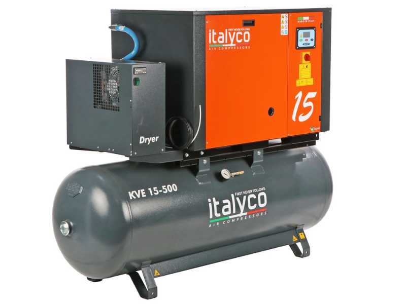 Italyco KVE 15/500 Premium - Rotary screw compressor - Max. pressure 10 bar