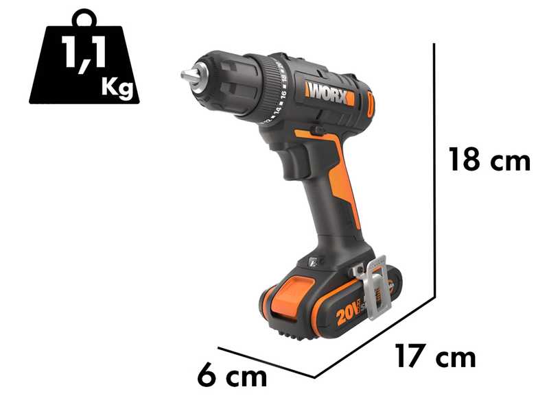 Worx battery screwdriver top