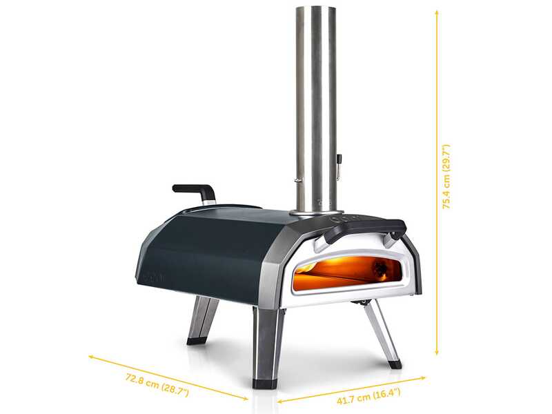 Ooni KARU 12 G - Wood-fired Pizza Oven - Cooking Capacity: 1 Pizza