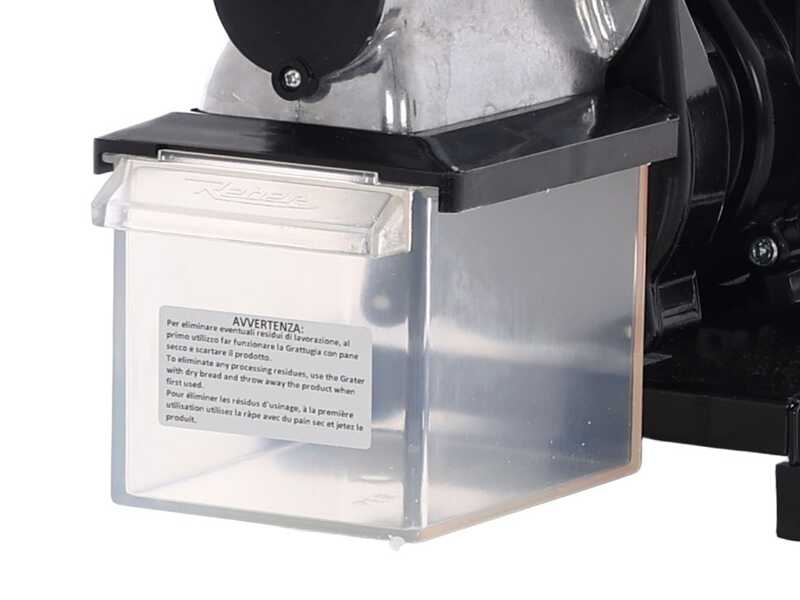 Reber 9030N - Electric Grater - N.3 - 400 W Heavy-Duty Induction Electric Motor