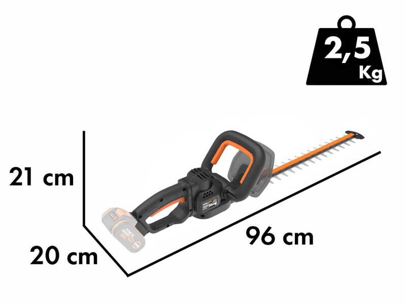 Worx Nitro WG263E.9 - Battery hedge trimmer - 20V - WITHOUT BATTERY AND CHARGER