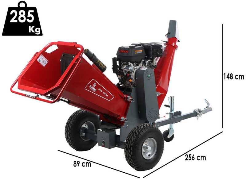 Blue Bird SHL 1500 - Petrol Garden Shredder - Loncin G420FD Engine