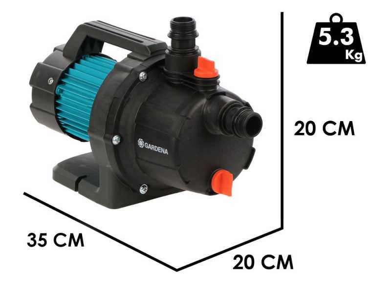 Gardena 3000/4 BASIC - Garden Pump - 600W - 3.000 L/h - 3.5 Bar