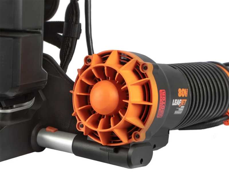 Worx Nitro WG572E - Battery-powered Backpack Blower - 4x20V/4Ah