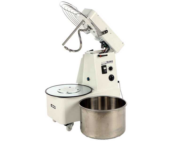 Mixer 5000 T-2G Deluxe - Tilting spiral mixer - Capacity 40Kg - 3-phase 2 speeds