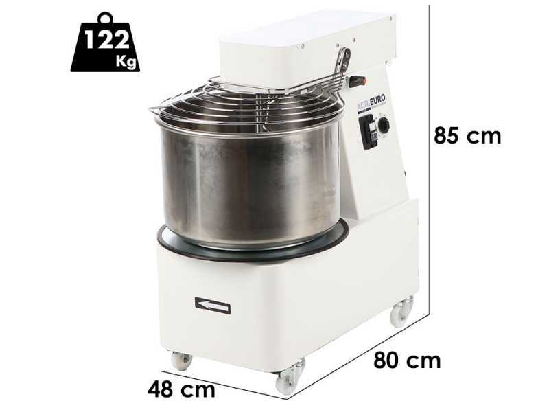 Mixer 5000 T Deluxe - Tilting Spiral Mixer - 40Kg Capacity - Three-phase