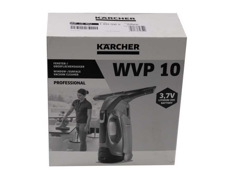 Karcher WVP 10 - Battery-powered Vacuum Cleaner - Drip Cleaner, Window Cleaner - 3.7V - 2.1 Ah