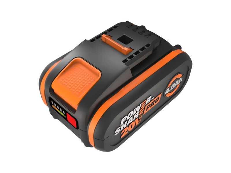Worx Nitro WG350E - 20V/4Ah Battery-powered Electric Chainsaw - 30 cm Blade