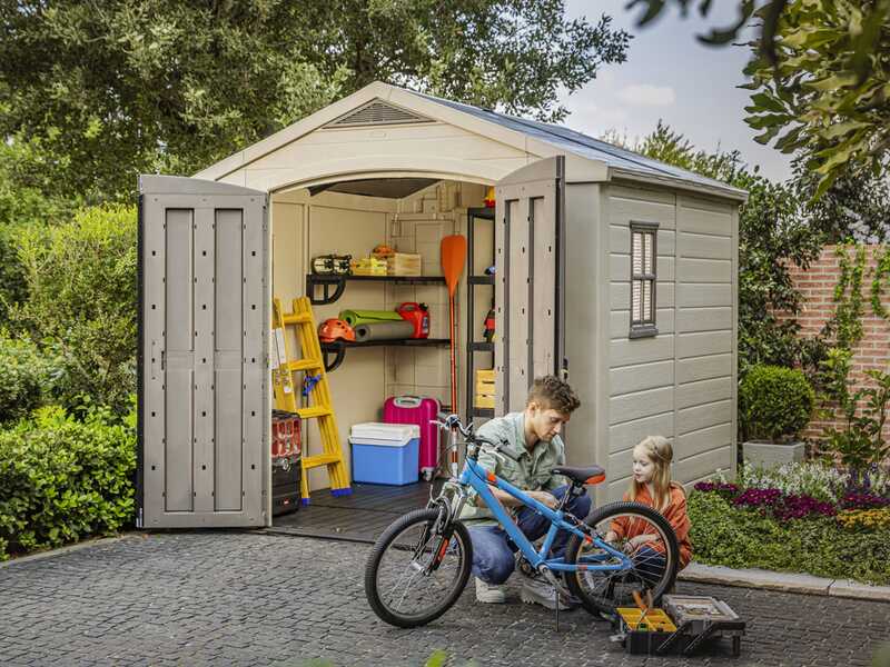 Keter - Resin Factor Garden Shed , best deal on AgriEuro