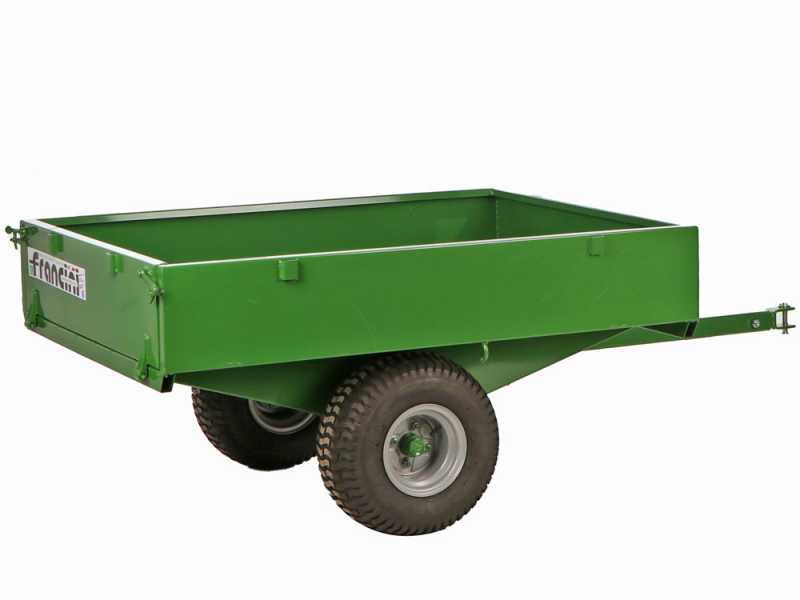 Francini FQ4 - Towed Trolley for Steel Lawn Tractor - 120x90(h 25 cm)