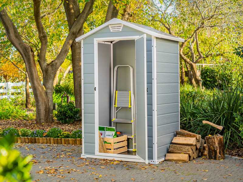 Keter Manor Grey - Garden Tool Shed