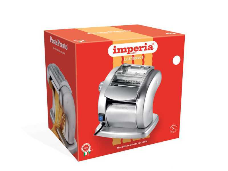 Imperia PastaPresto Classica Red - Electric Stainless Steel Pasta Maker