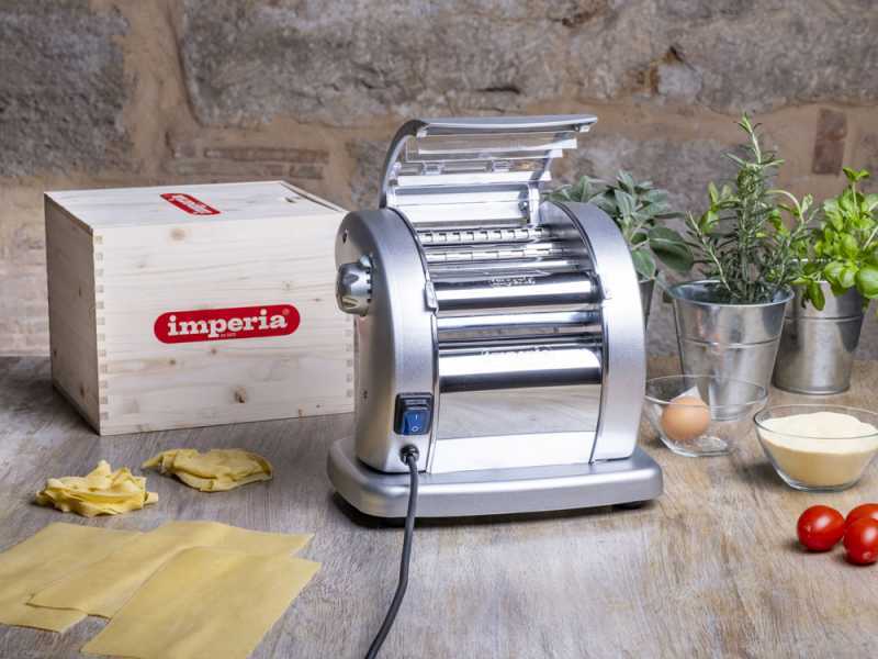 Imperia PastaPresto Gourmet Electric pasta machine Rough sheet silver grey