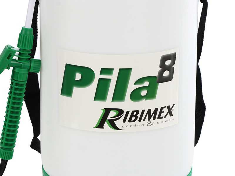 Ribimex PILA 8 - Battery-powered Backpack Sprayer Pump - 8 Litres - 12V - 4Ah