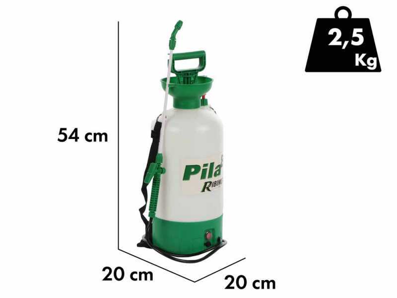 Ribimex PILA 8 - Battery-powered Backpack Sprayer Pump - 8 Litres - 12V - 4Ah