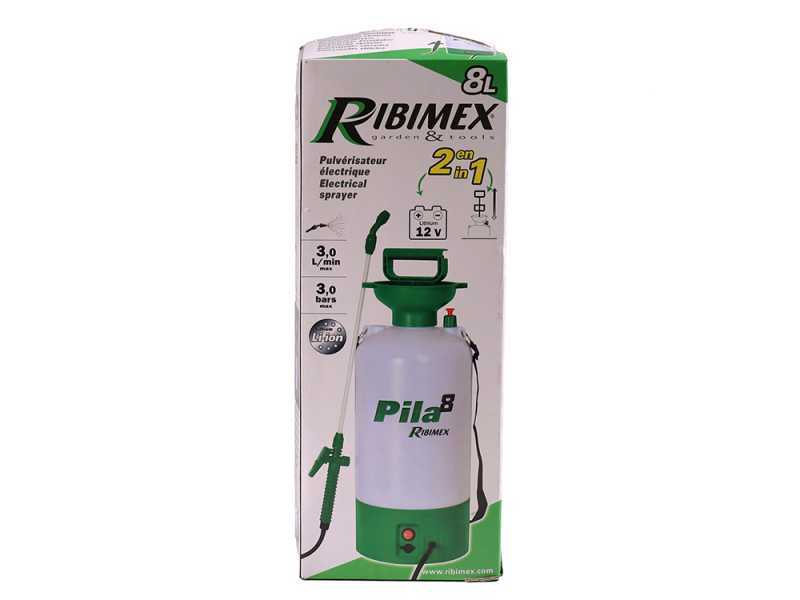 Ribimex PILA 8 - Battery-powered Backpack Sprayer Pump - 8 Litres - 12V - 4Ah