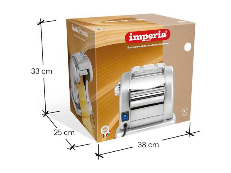 Imperia PastaPresto Gourmet Anthracite Grey - Electric Stainless Steel Pasta Maker