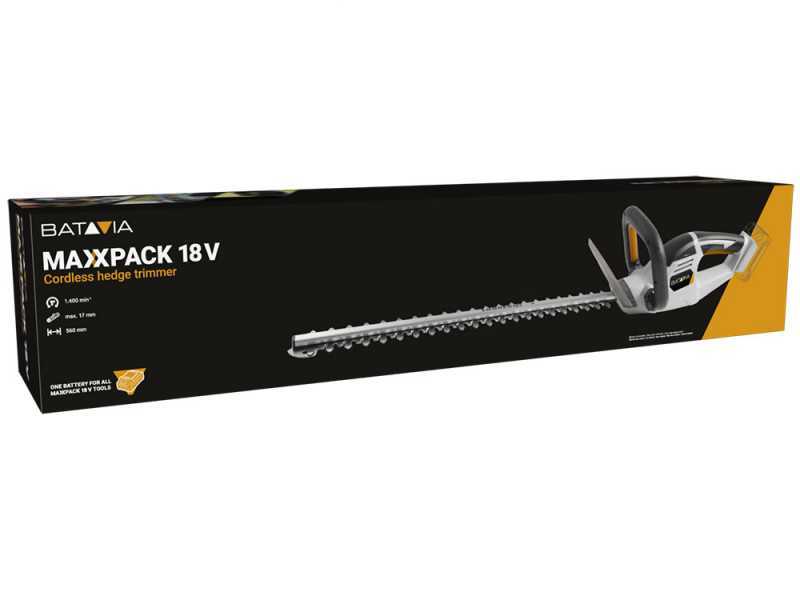 Batavia Battery-powered Hedge Trimmer - 61 cm Steel Blade - 18 V/2Ah Battery