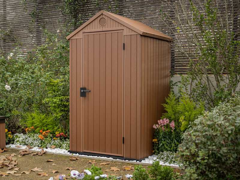 Keter Darwin Brown - Tool Shed - 123.8x117x205.1 cm