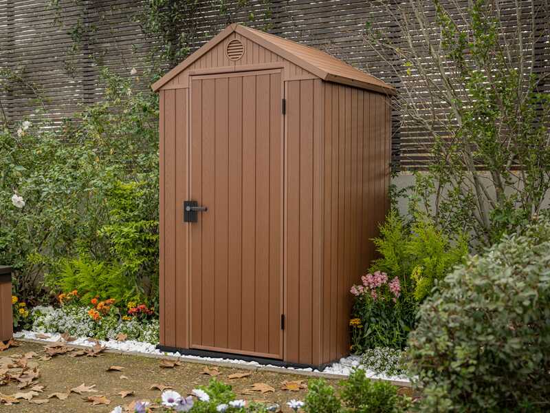 Keter Darwin Brown - Tool Shed - 123.8x117x205 cm