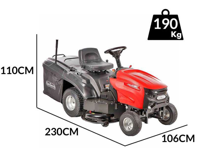 GeoTech-Pro RTM 170-960 C - Riding-on Mower - Mechanical Gearbox - Grass Collector 