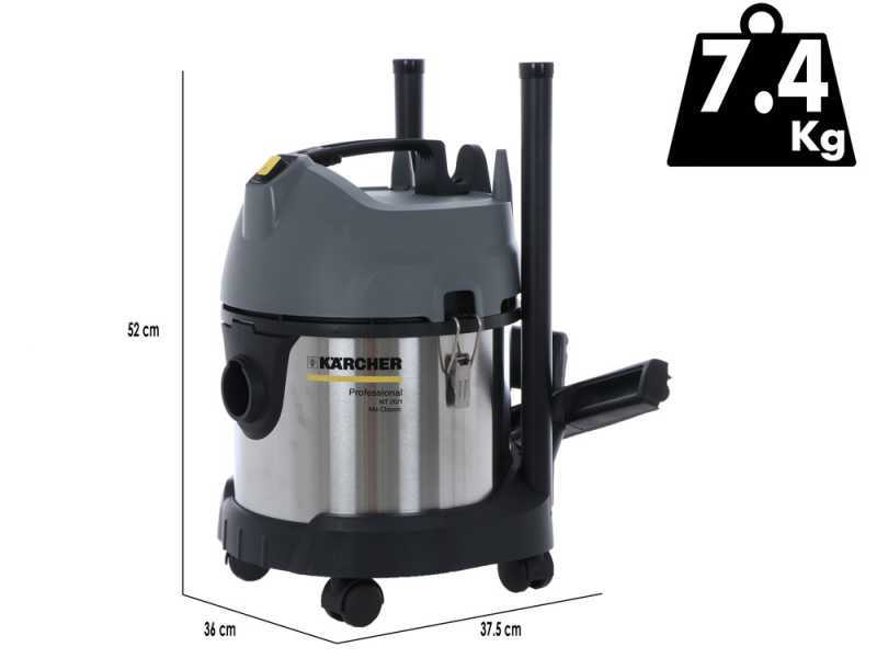 Karcher Pro NT 20/1 Me Classic - Wet and Dry Vacuum Cleaner - 20L Capacity - 1500W