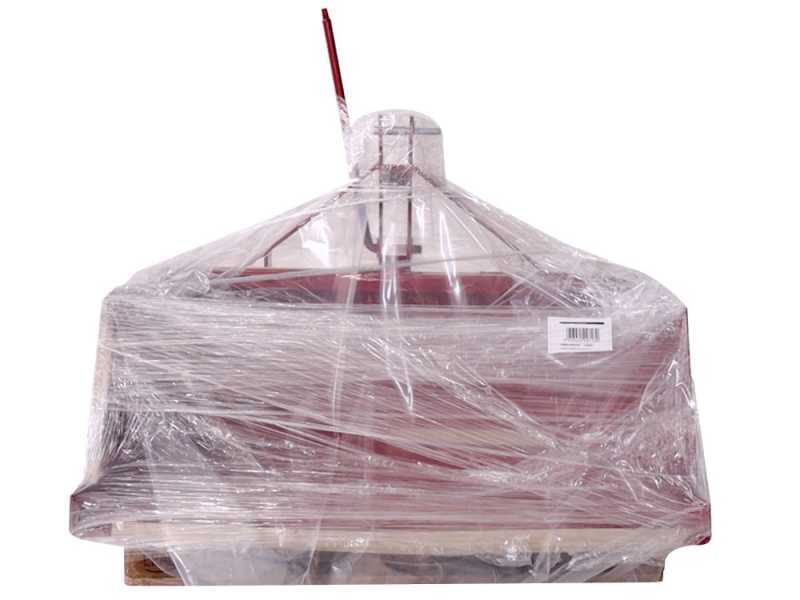 Francini P 130 - Tractor-Mounted Transport Box - Tipping Transporter - 3 Openable Side Panels