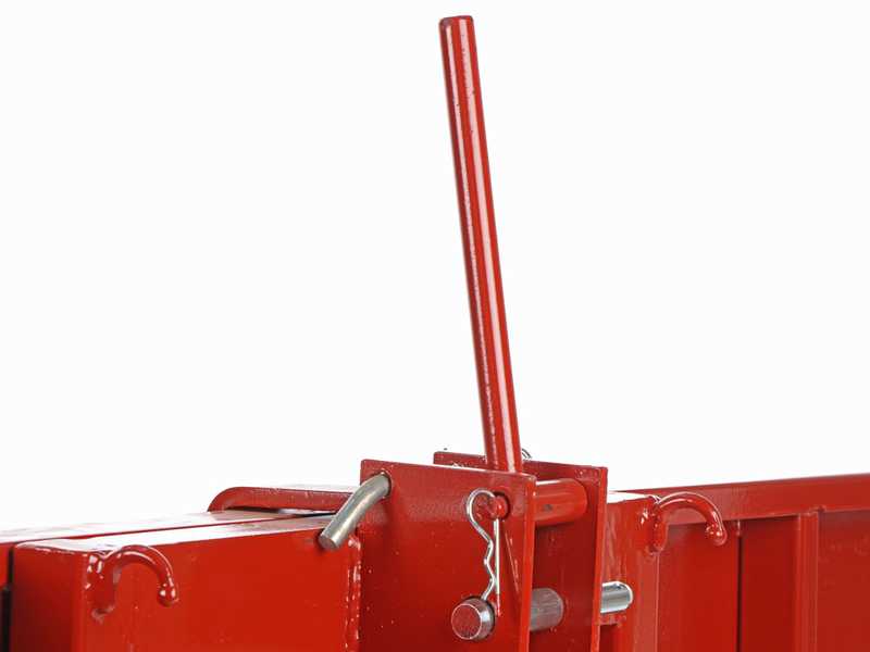 Francini P 170 - Tractor-mounted Transport Box - Tipping Transporter - 3 Openable Side Panels