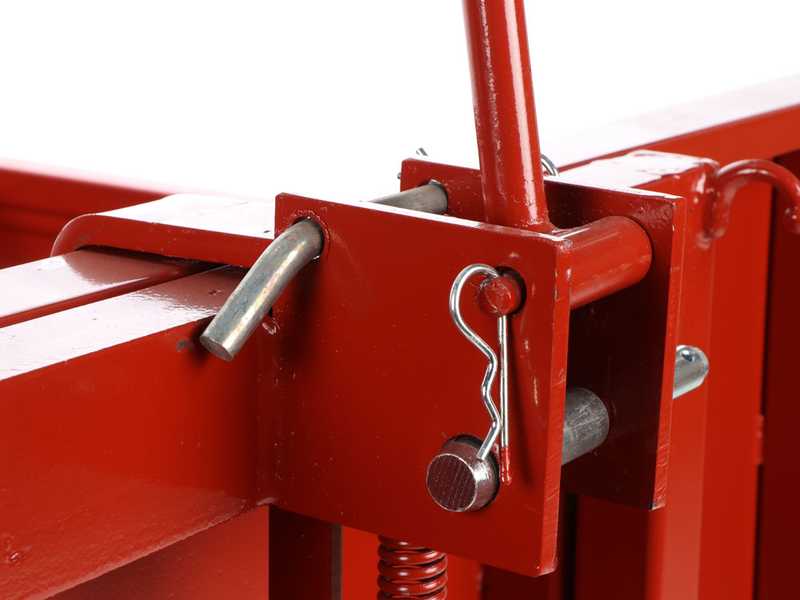 Francini P 170 - Tractor-mounted Transport Box - Tipping Transporter - 3 Openable Side Panels