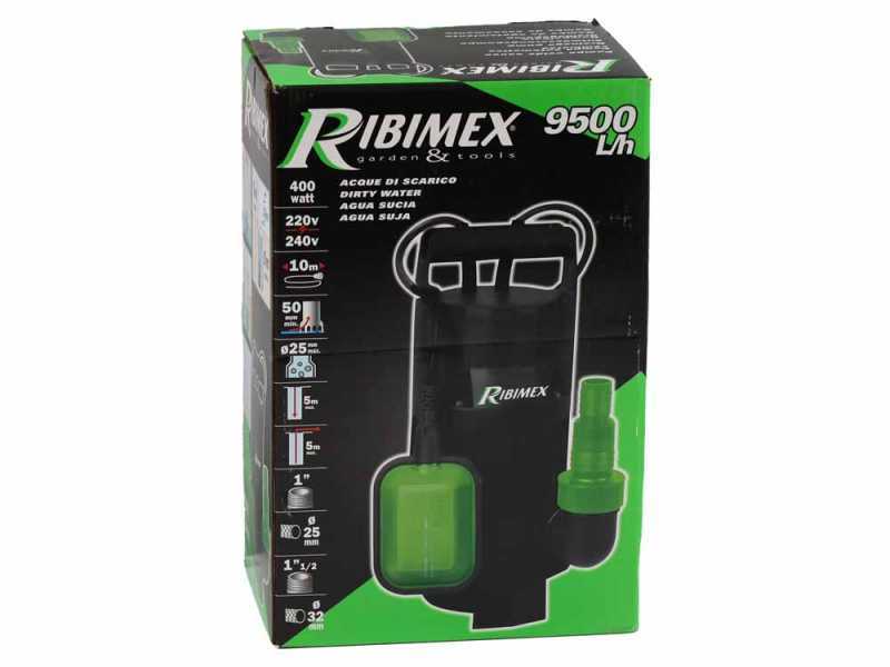 Ribimex PRPVC400C - Submersible Pump for Dirty Waters - 400 W