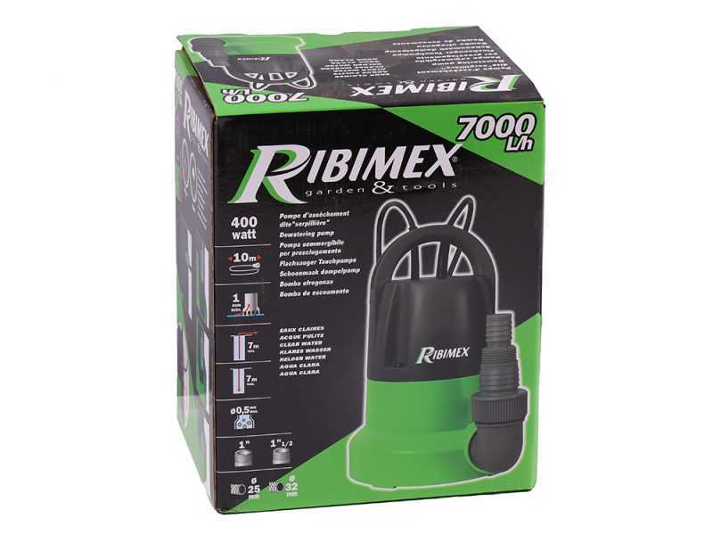 Ribimex PRPVC401SP - Electric Submersible Pump for Clear Waters - 400 W