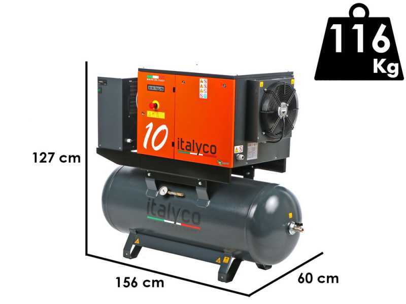 Italyco KVE 10/270 - Rotary screw compressor - Max. pressure 10 bar