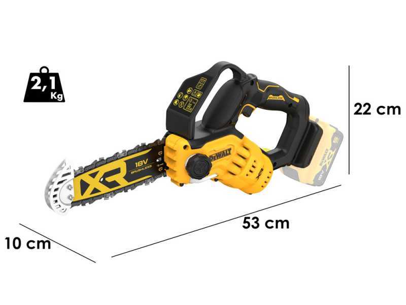 DeWalt DCMPS520N-XJ - Electric Pruning Chainsaw - 18V - WITHOUT BATTERY AND CHARGER