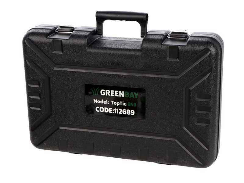 GreenBay TopTie 840 - Battery-Powered Tying Machine for Vineyards - 2 x 16.4V 2Ah