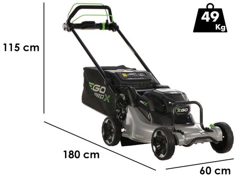 EGO LMX 5300 SP - Battery-powered Self-propelled  Lawn Mower - 53 cm Cut - WITHOUT BATTERY AND BATTERY CHARGER