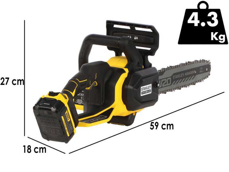 Stanley Fatmax SFMCCS730 - 20V 4Ah Battery-powered Electric Cutting Saw - 30 cm Blade
