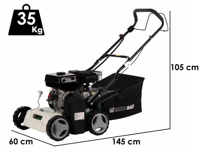 GreenBay PS 700-25 - Petrol-driven scarifier with fixed blades