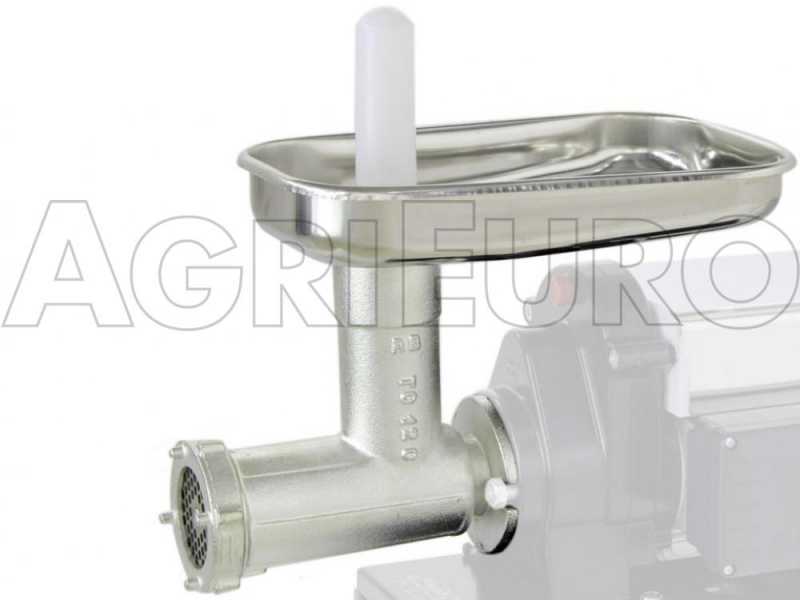 Reber N.12 meat grinder accessory - stainless steel plate