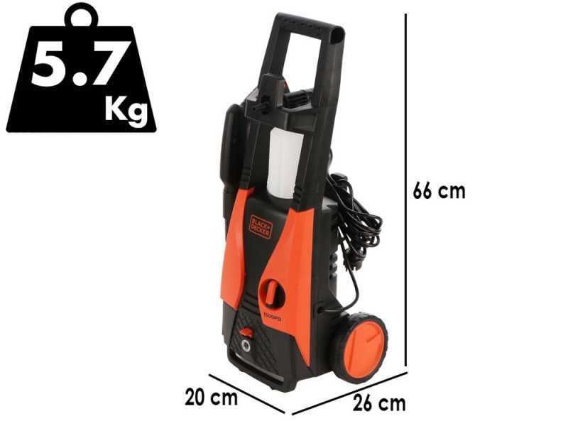 Black &amp; Decker PW1450TDL-QS - Cold water pressure washer - 105 bar - 426 l/h