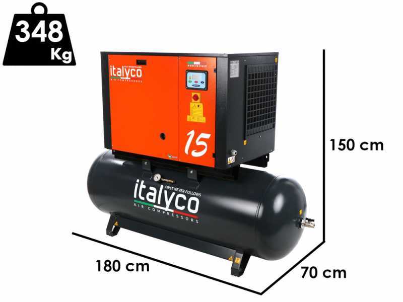 Italyco KV 15/500 Premium - Rotary screw compressor - Max. pressure 10 bar