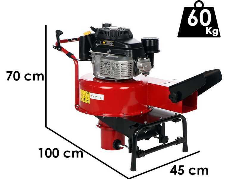 Weibang WBLV50K - Petrol-driven leaf vacuum cleaner - Kawasaki engine
