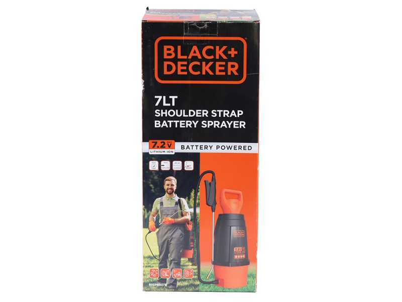 Black &amp; Decker BXSPBS07E - Battery-powered Backpack Sprayer Pump - 7 Litres - 7,2V - 2,6Ah