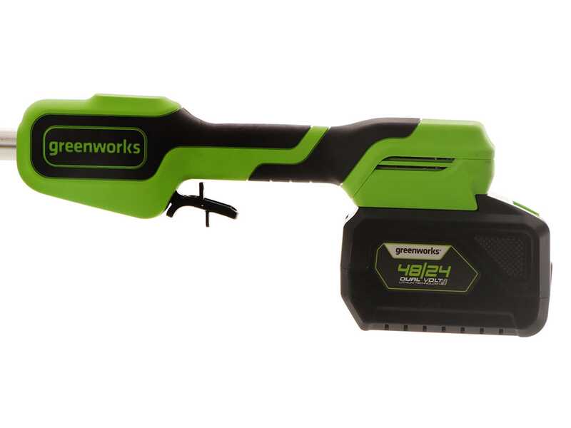 Greenworks G48PHTII - Battery-powered Hedge Trimmer on Extension Pole - WITHOUT BATTERY AND BATTERY CHARGER